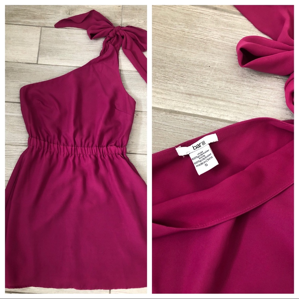 Bar III one shoulder dress